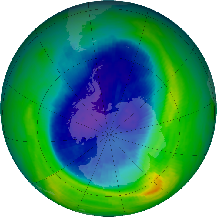Ozone Map 2002-09-11